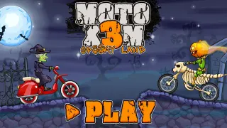 Moto X3M 6: Spooky Land